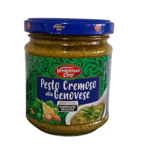 Krémes genovai zöldpesto parmezán sajttal