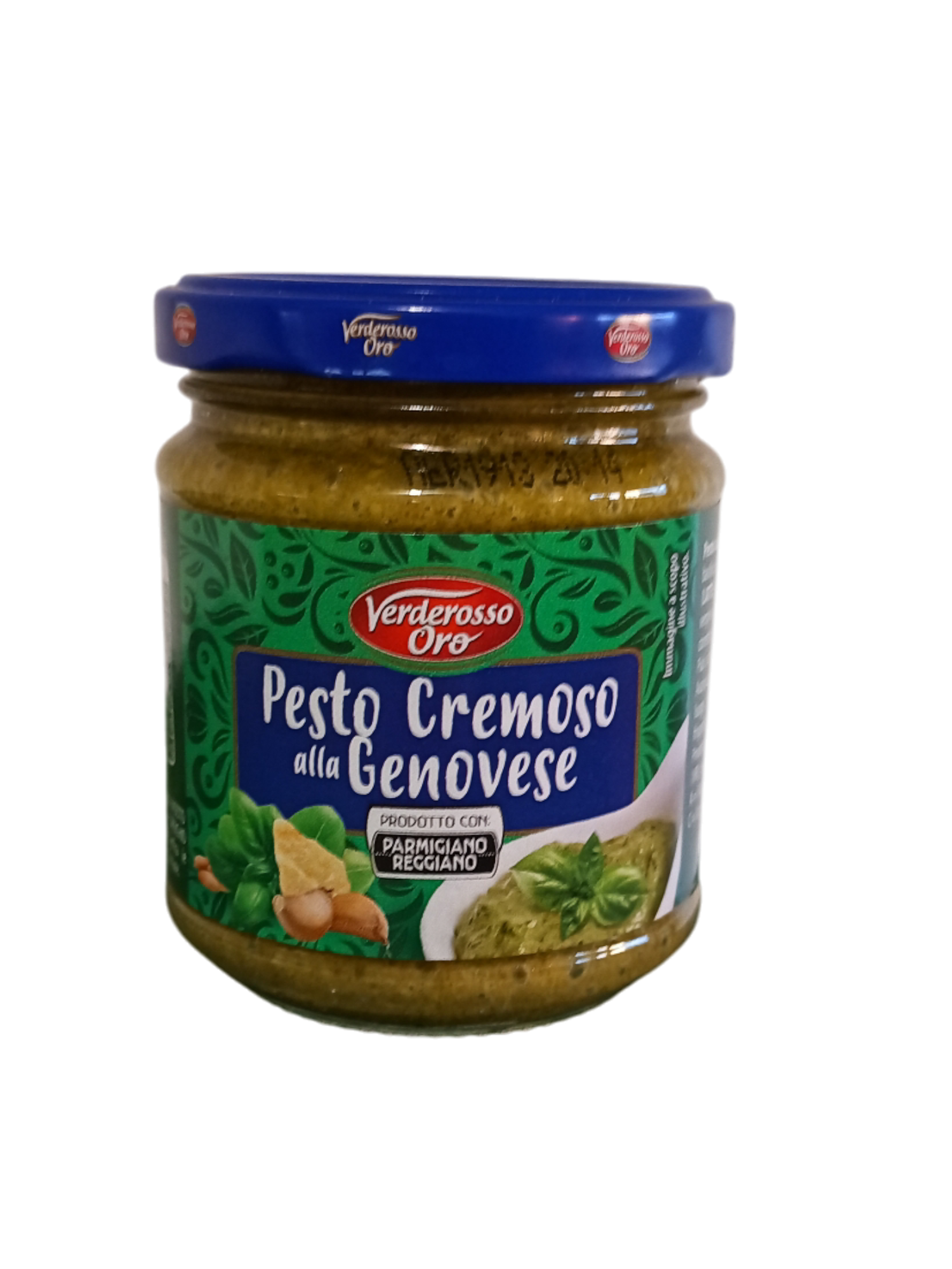 Krémes genovai zöldpesto parmezán sajttal