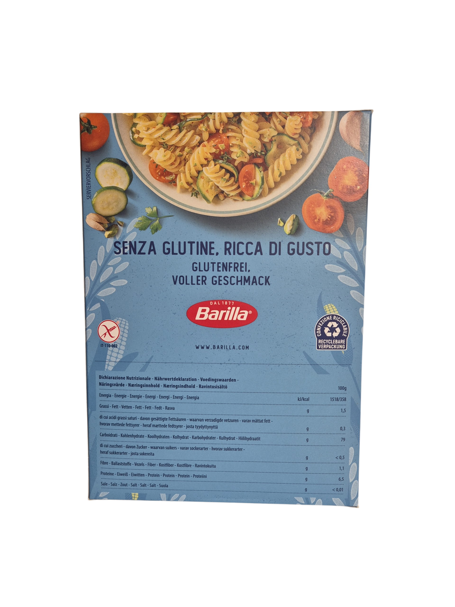 Barilla Gluten Free Fusilli - Image 2