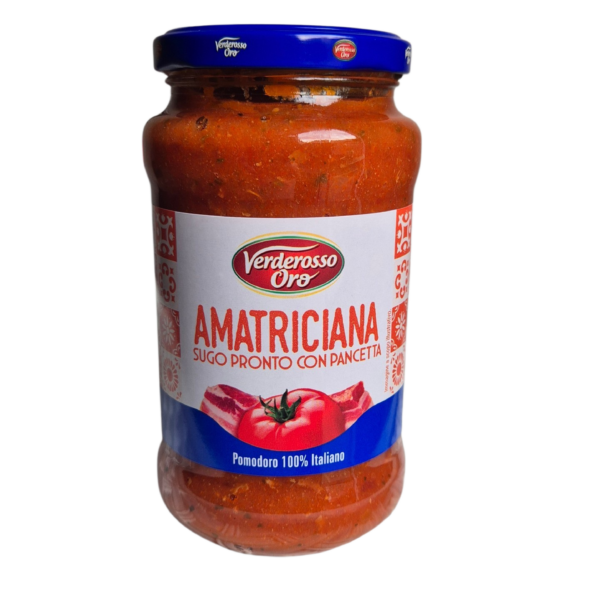 Amatriciana Tomato Pasta Sauce with Bacon