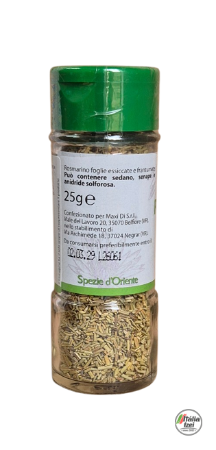 Spezie d'Oriente Rosmarino foglie (Szárított, morzsolt rozmaringlevél) - Image 2